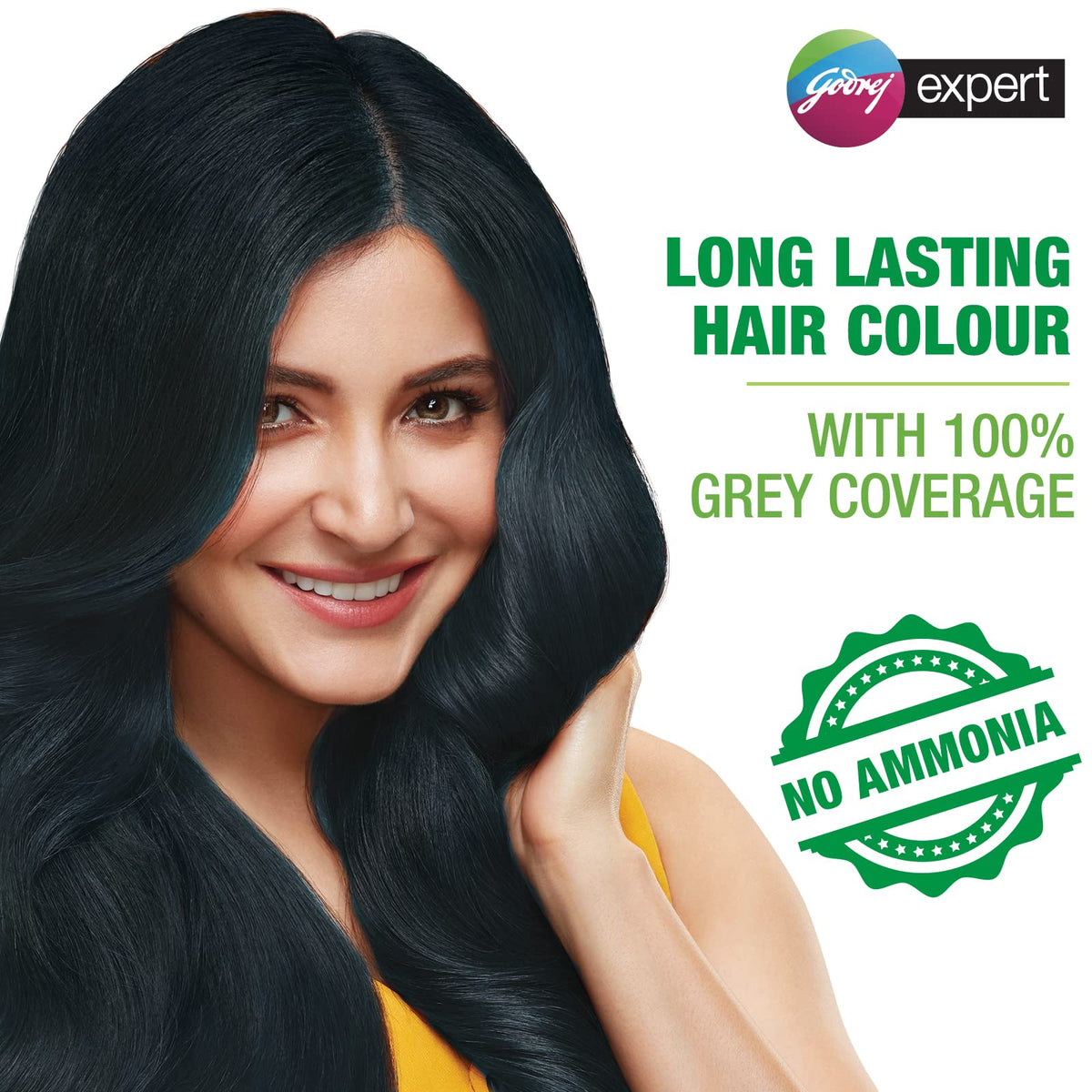 White Smoke Godrej Expert Rich Crème Hair Colour Shade - Pack of 4 (NATURAL BLACK)
