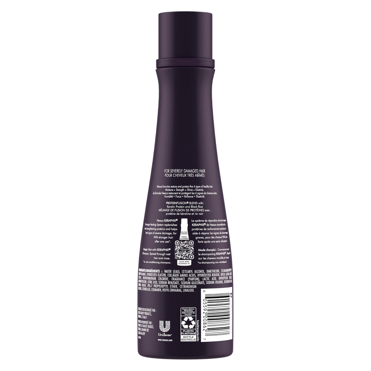 White Smoke Nexxus KERAPHIX Conditioner Damage Repair for Damaged Hair Powered by KRT Keratin Resistance Therapy with Liquid Crystal Amino Acids 8.5 oz