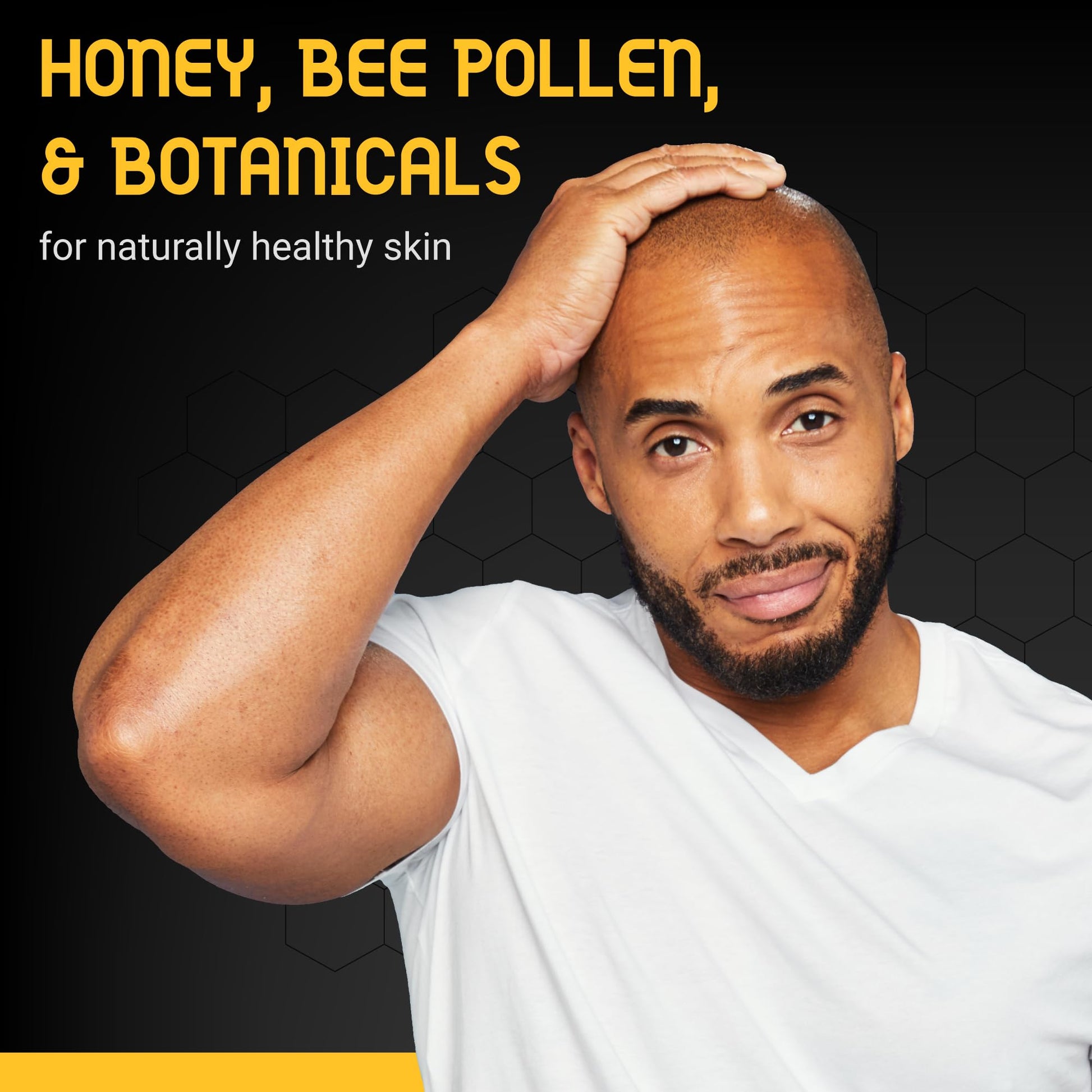 Lavender Bee Bald HEAL Aftershave for Men Healing Balm, Immediately Calms & Soothes Damaged Skin, Treats Bumps, Redness, Razor Burn & Other Shaving Irritations (2 Fl Oz)