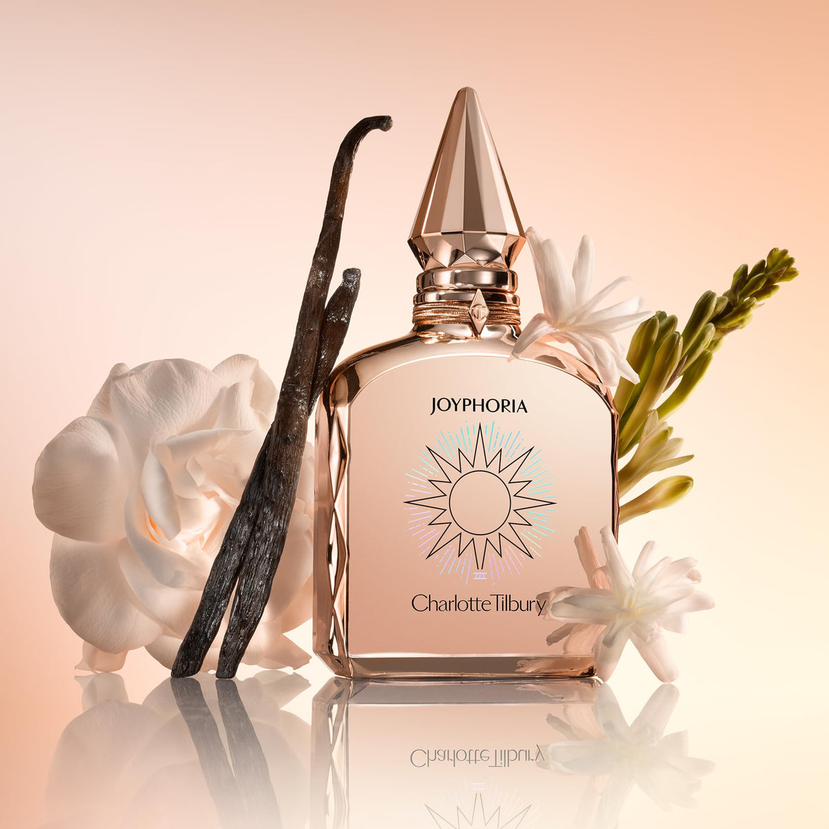 Antique White Charlotte Tilbury Fragrance Collection of Emotions, 3-Piece Travel Size Perfume Gift Set for Women