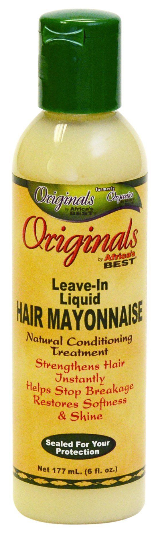 White Smoke Africa's Best Orig Hair Mayo Liquid Leave-In Condition 6 Ounce (Pack of 2)