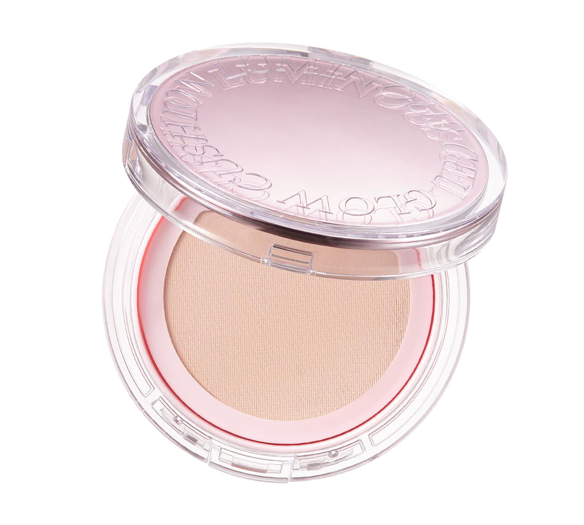 White Smoke TONYMOLY Gel Glow Cushion Foundation, Warm Beige - Buildable Coverage
