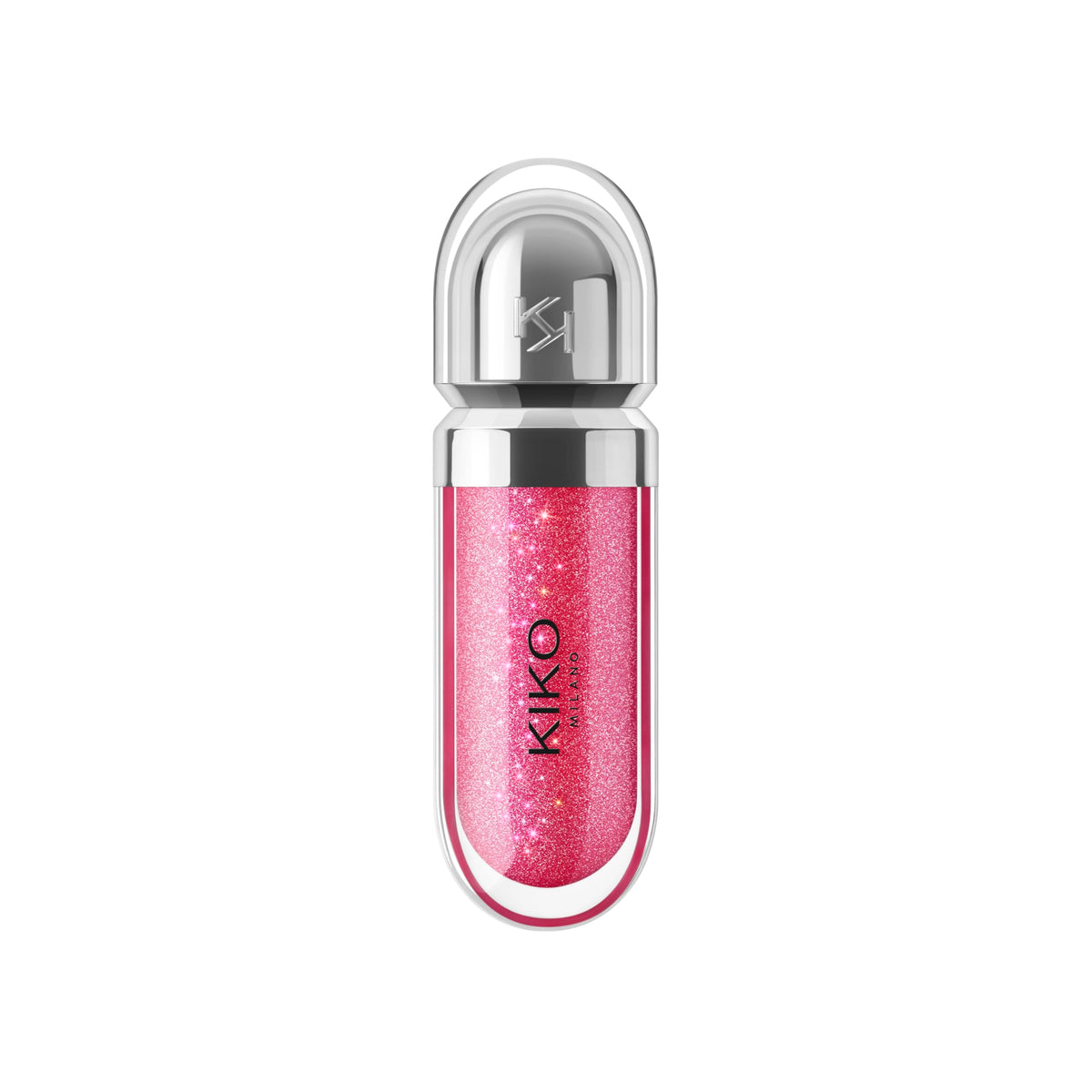 White Smoke KIKO 3D Hydra Lip Gloss, Hydrating Lip Gloss, 10 Sparkling Strawberry