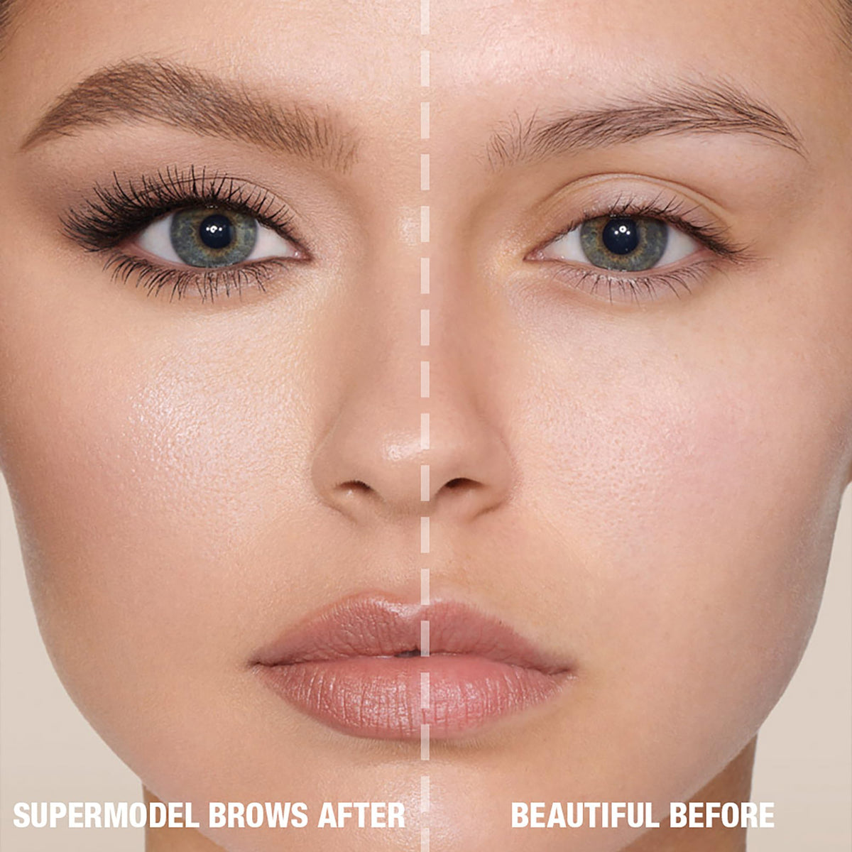 Tan Charlotte Tilbury Brow Cheat Eyebrow Pencil - Refillable, Micro-Precision