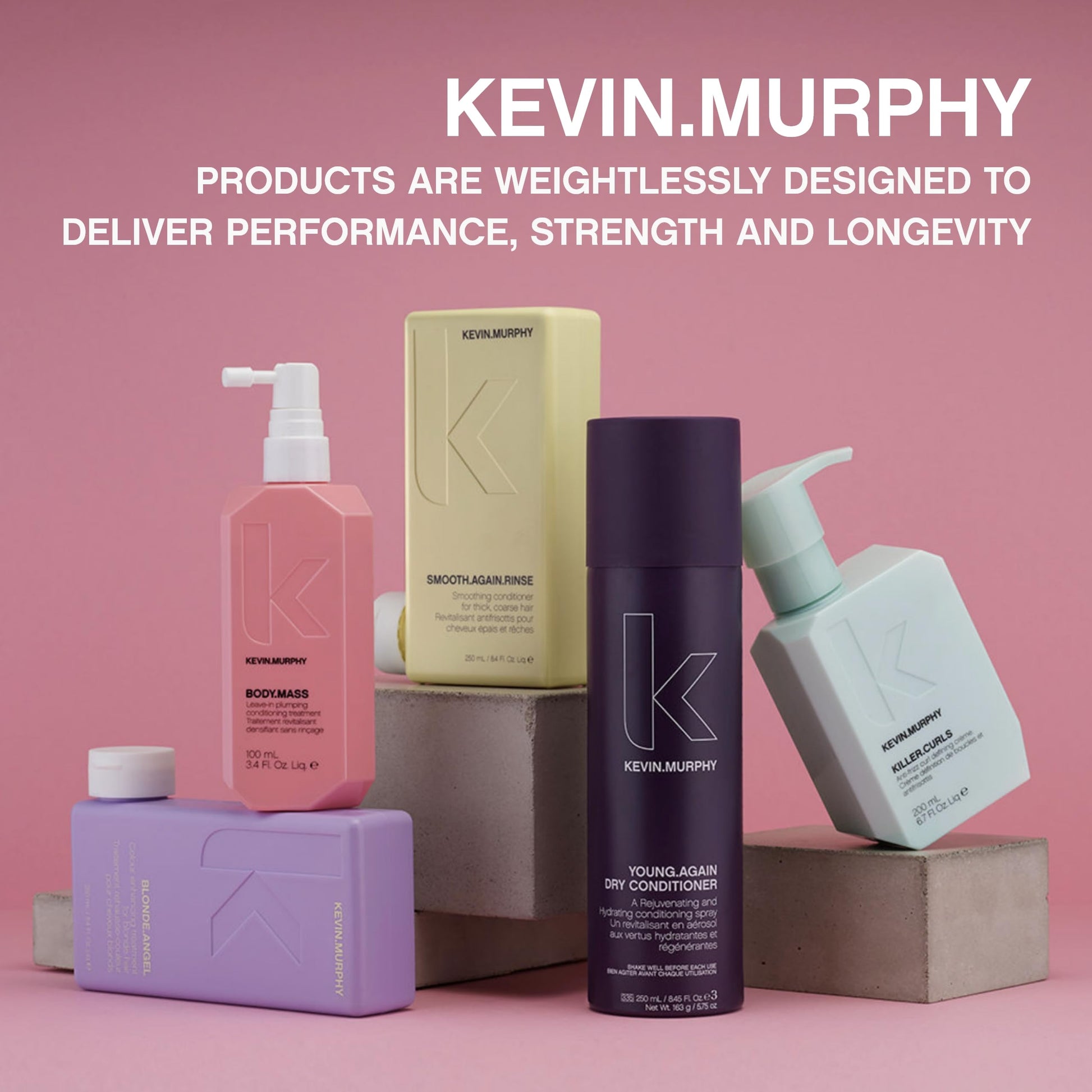 Rosy Brown KEVIN.MURPHY BLONDE.ANGEL - Blonde Colour Conditioner - For Bleached, Highlighted & Grey Hair - Moisturising Blonde Conditioner - Colour Safe - 1000ml