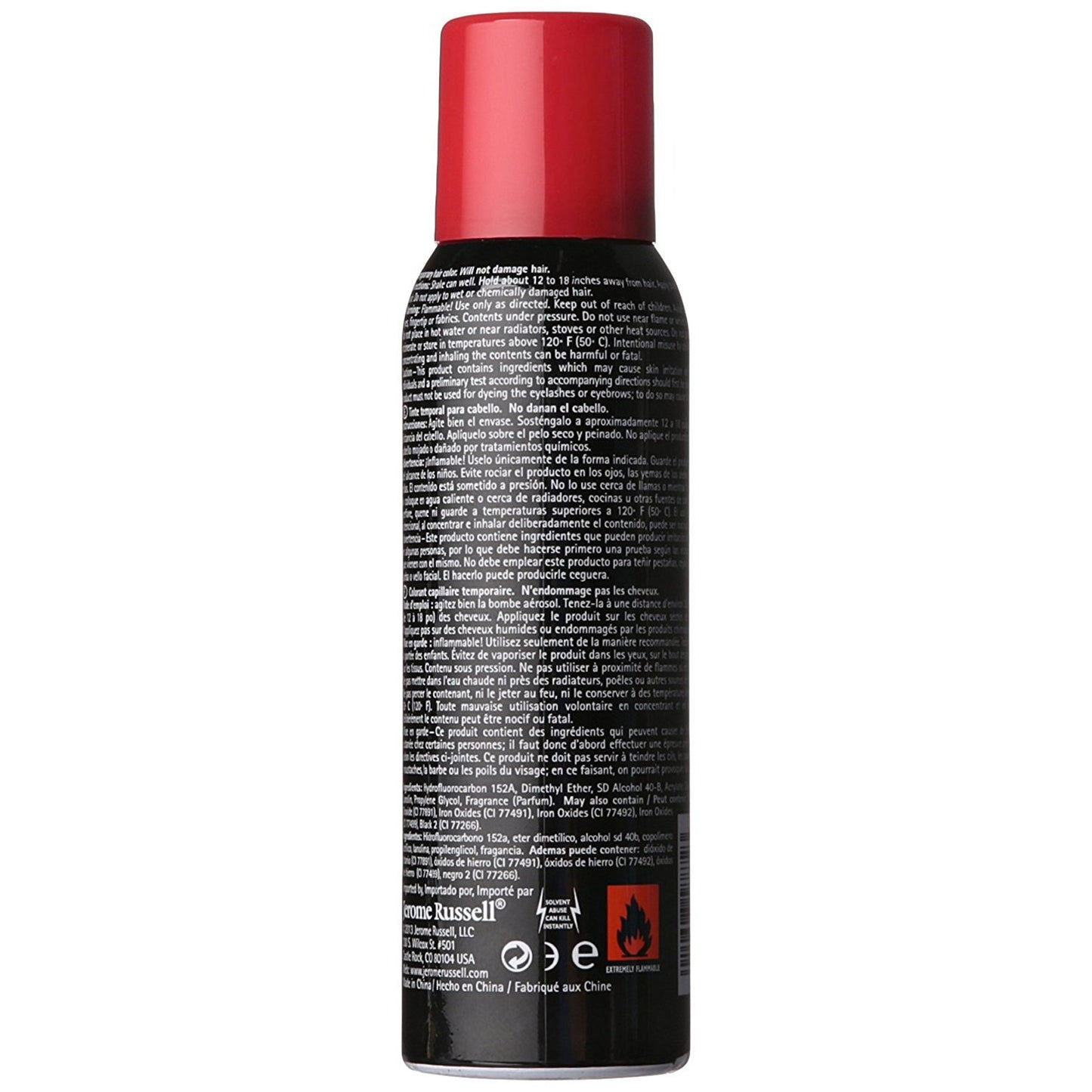 Dark Slate Gray Jerome Russell Spray-On Color Dark Brwn Hair Thickener 3.5oz (6 Pack)