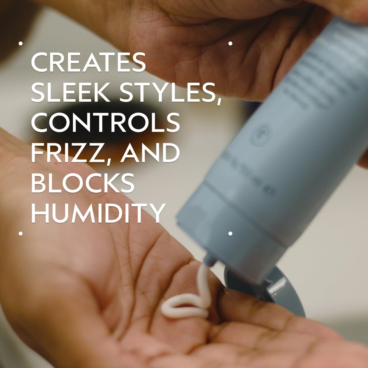Gray AVEDA Smooth Infusion Perfectly Sleek | Heat-Activated Styling Cream | Curly & Coily Hair | Protects Against Frizz, Humidity & Heat | Silicone Free | 97% Naturally Derived*, 5 Fl Oz