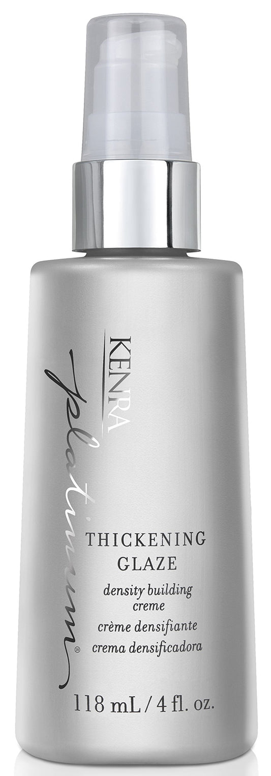 White Smoke Kenra Professional Platinum Thickening Glaze | Volumizing Styler | Adds Fullness & Body | Lightweight Conditioning | Density Building For Thick, Healthy-Looking Styles | All Hair Types | 4 fl. Oz