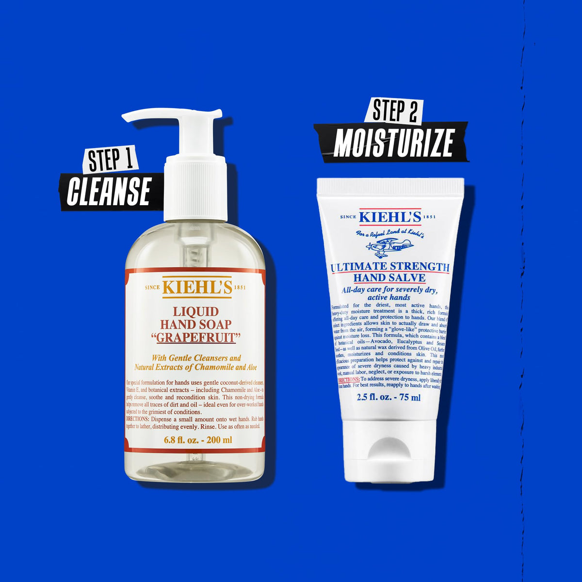 Royal Blue Kiehl's - Ultimate Strength Hand Salve, Deeply Hydrating Hand Lotion