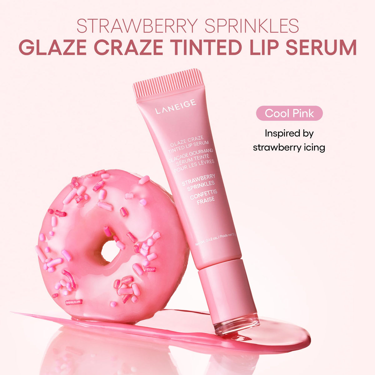 White Smoke LANEIGE Blurred Skin & Glowy Lips Set