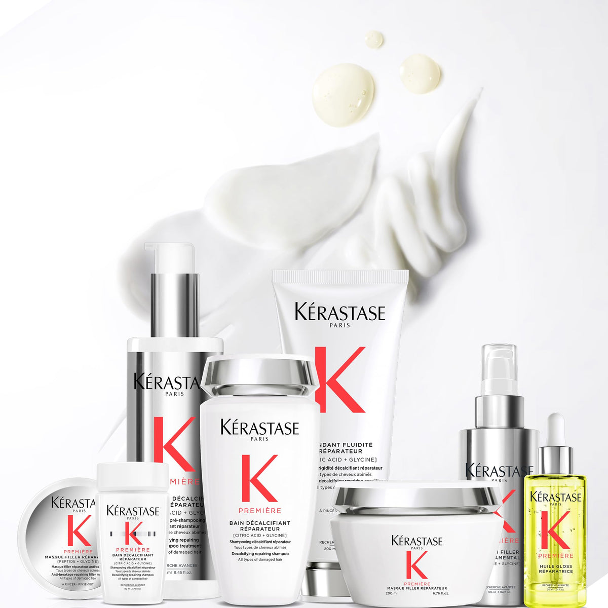 White Smoke Kerastase Premiere Pre-Shampoo Treatment – Damaged Hair, Travel, 1.5 Fl Oz