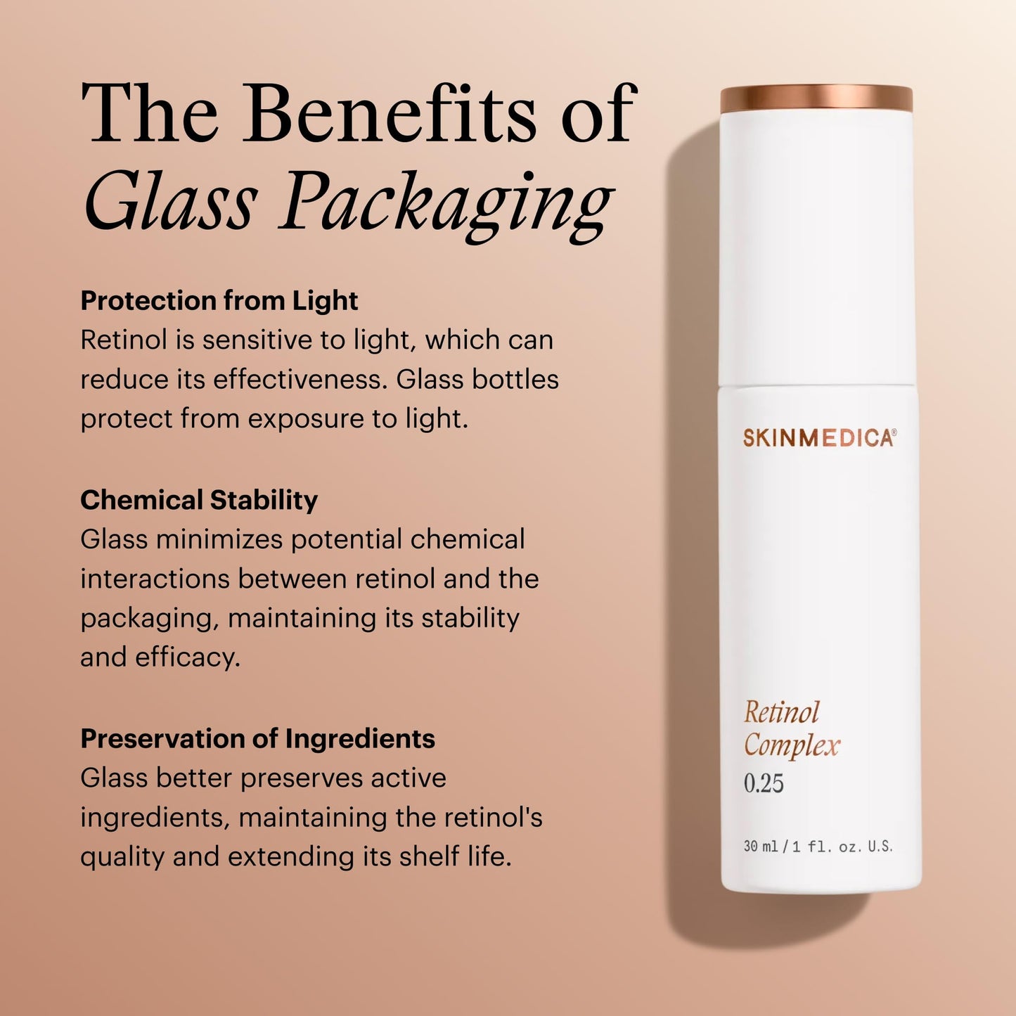 Tan SkinMedica Retinol 0.25 Complex - Retinol Serum for Face, Age-Defying Advanced Retinol Cream That Renews Skin and Diminishes the Appearance of Fine Lines and Wrinkles, 1 Fl Oz