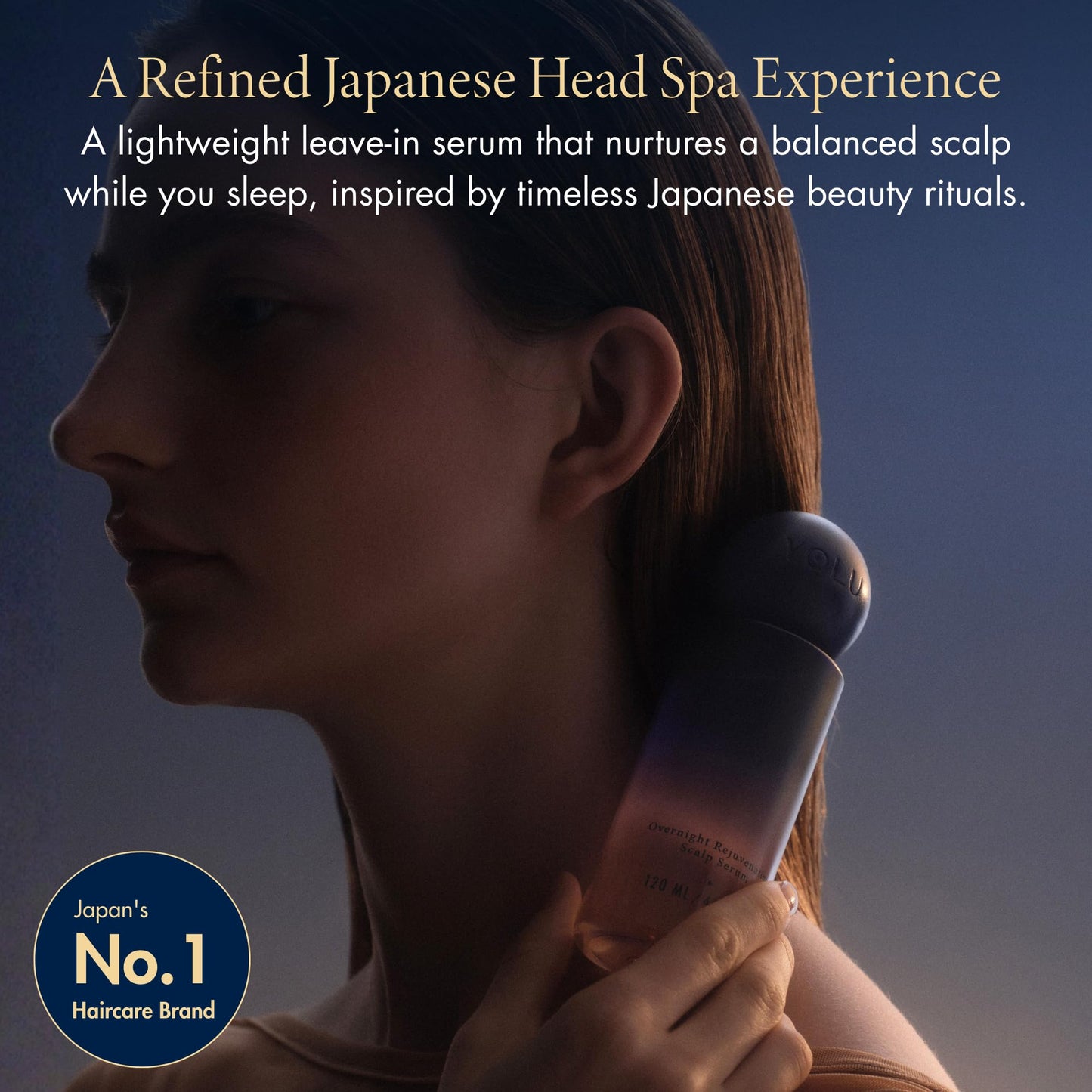 Black YOLU - Scalp Serum with Rosemary Extract - Japanese Overnight Scalp Treatment for Dry, Oily, Itchy & Sensitive Skin - Leave-In Scalp Care - Fragrance of Neroli & Jasmine - 4.0 fl oz
