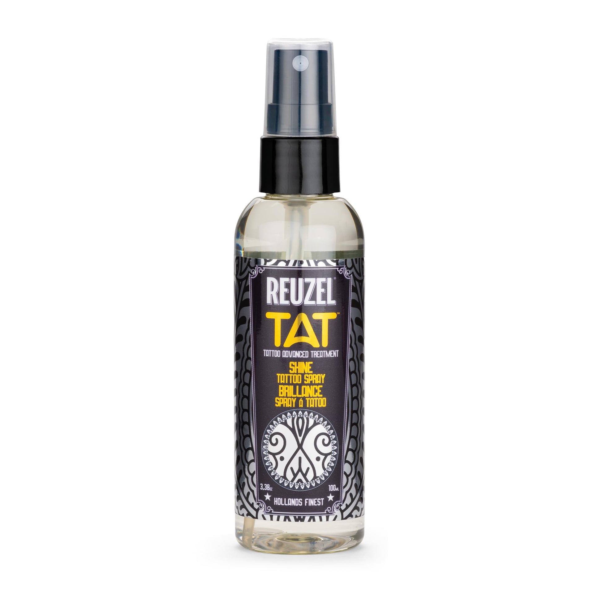 White Smoke REUZEL Shine Tattoo Spray, Brightens Tattoos, Reveals Color and Definition, Absorbs Fast, Vegan and Non-greasy Formula, Paraben Free, 3.38 oz