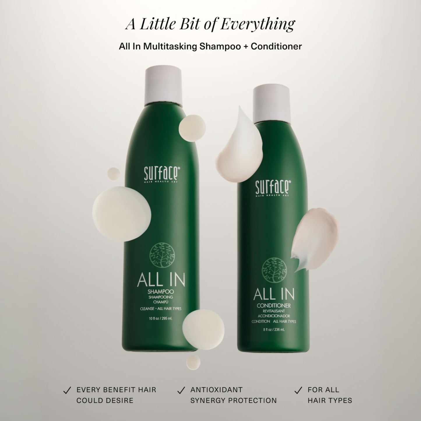 Gray SURFACE Hair - All In Shampoo 10oz