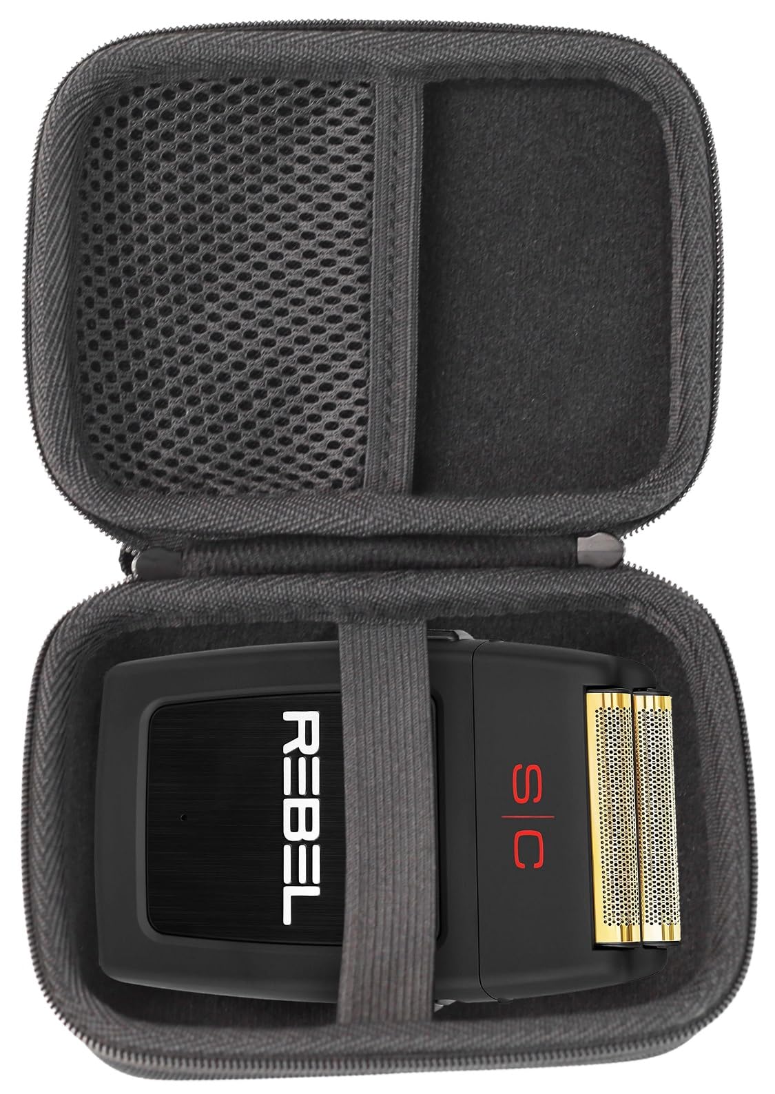 Dark Slate Gray BuerHaton Protective Travel Case Compatible with StyleCraft SC Rebel Professional Electric Men's Cordless Double Foil Shaver（ Only Case）
