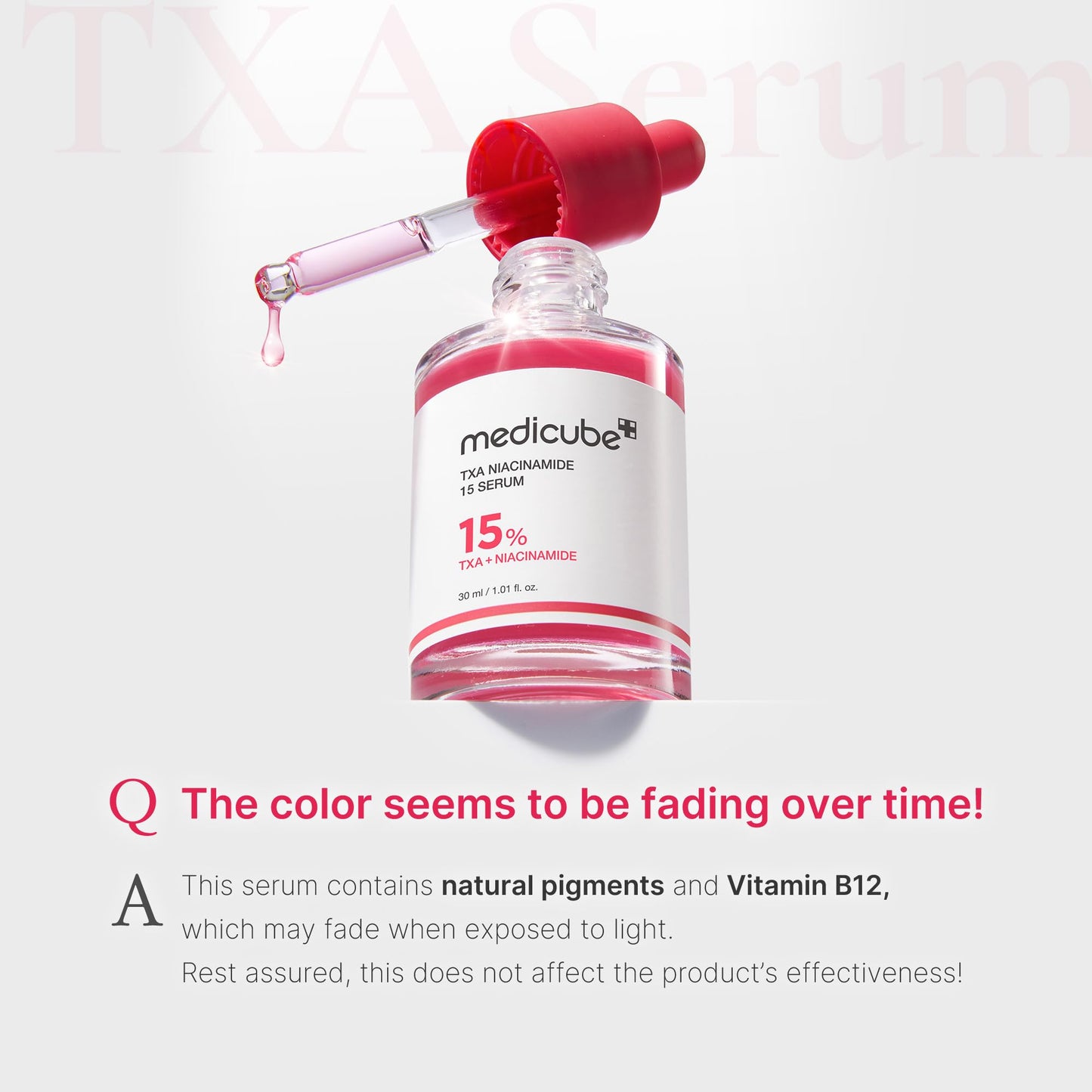 Lavender medicube TXA+Niacinamide 15% Glow Facial Serum for After Spot Care | All-in-One Daily Korean Skincare | Uneven Skin Tone, Texture, and Hydration Care | High-Potency Tranexamic Acid 5% | 1.01 fl.oz