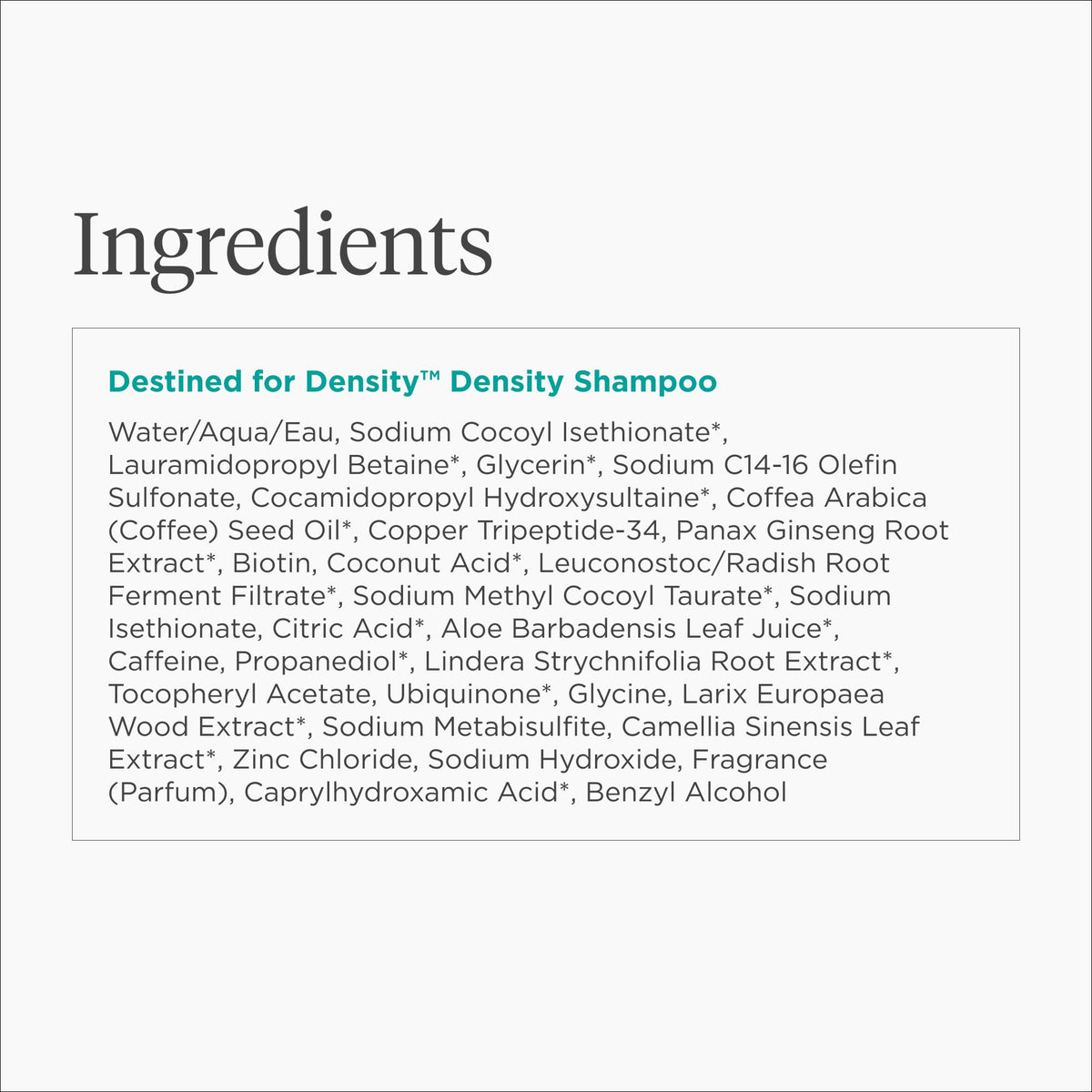 White Smoke Briogeo Destined for Density Caffeine + Biotin Peptide Density Shampoo