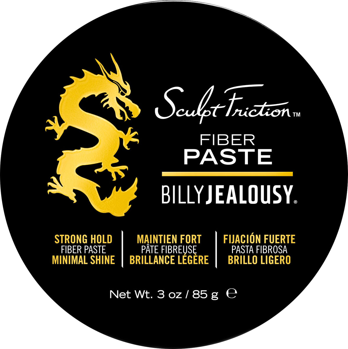 Black Billy Jealousy Sculpt Friction Fiber Paste, 3 oz