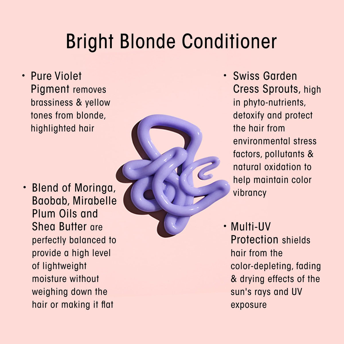 Misty Rose Oribe Bright Blonde Shampoo - Brightens & Tones Blonde Hair