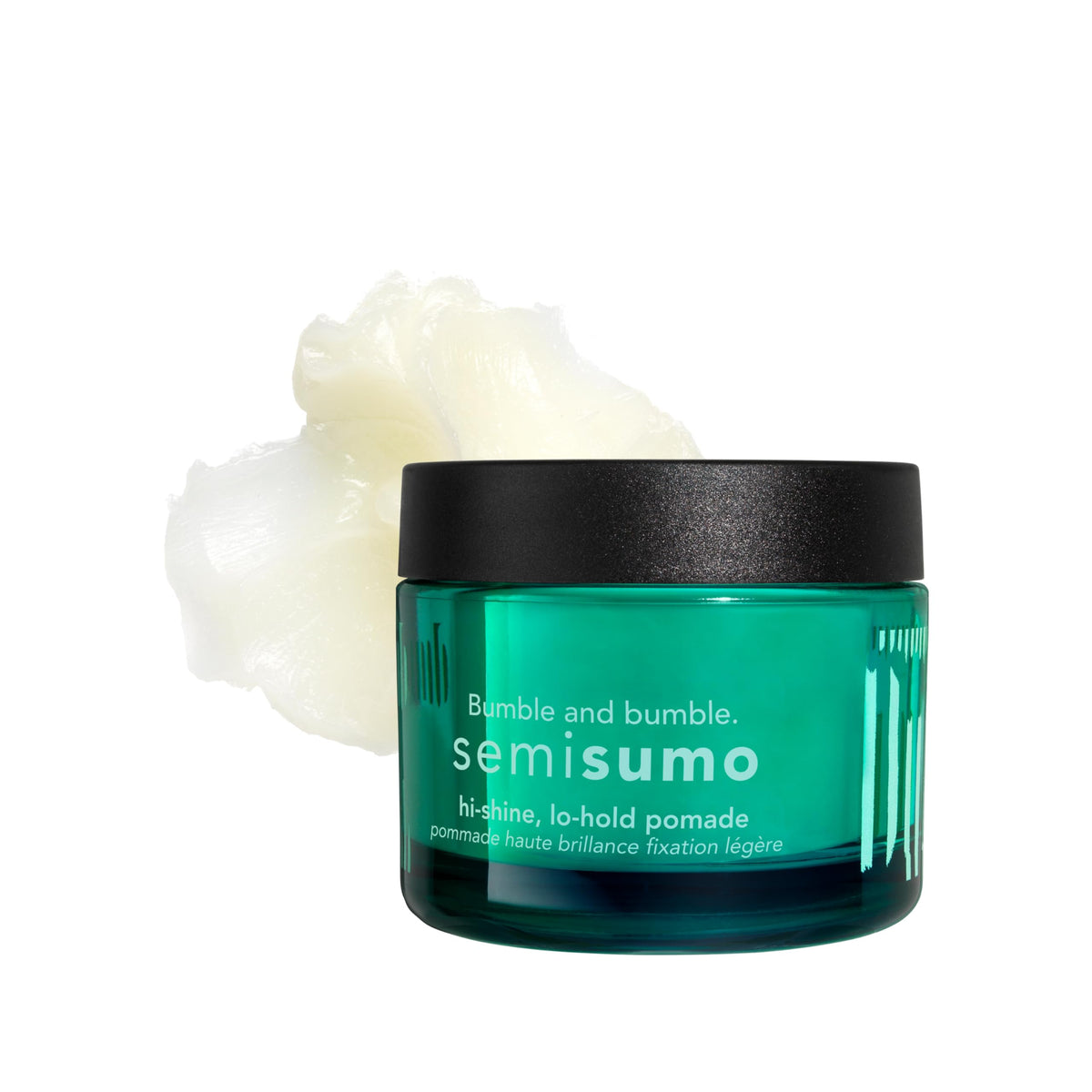 White Smoke Bumble and bumble. Semisumo Hi-Shine Hair Pomade | Creates Definition | Anti Frizz | Subtle Hold, Hi-shine Finish | For Medium to Thick Curly, Wavy, Straight Hair, 1.5 Ounce