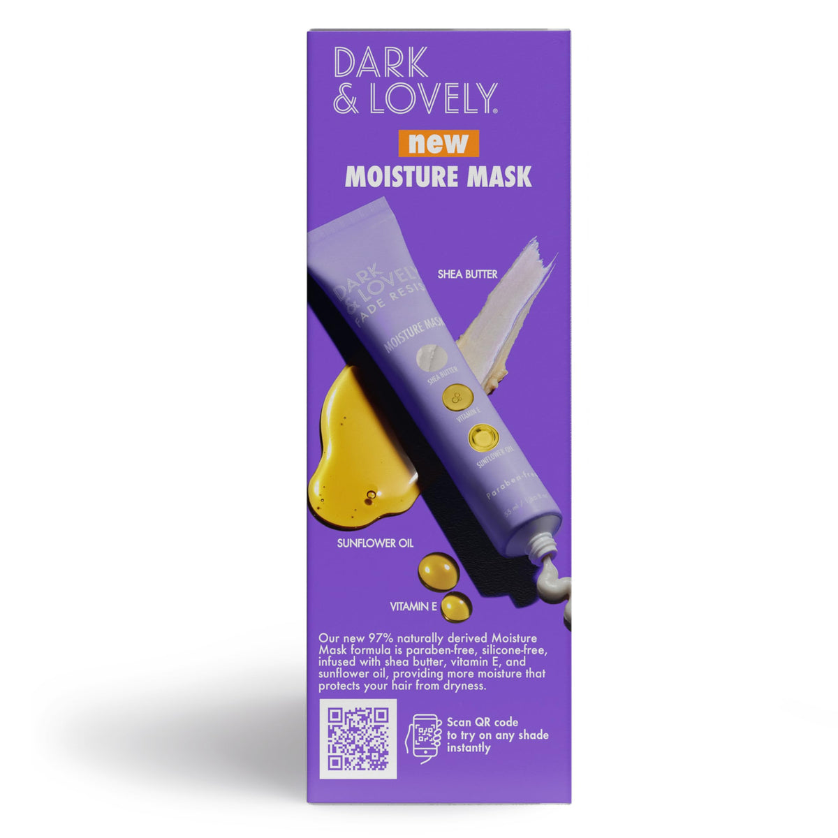 White Smoke SoftSheen Carson Dark & Lovely Fade Resist Hair Dye, 371 Jet Black