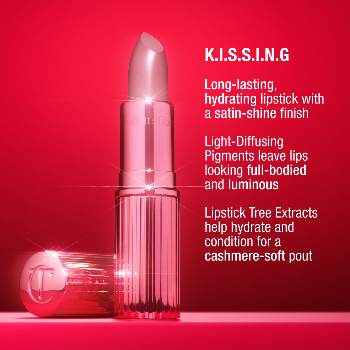 Firebrick Charlotte Tilbury Icon Baby Lip Duo Kit - Mini Lipstick & Full Size Gloss