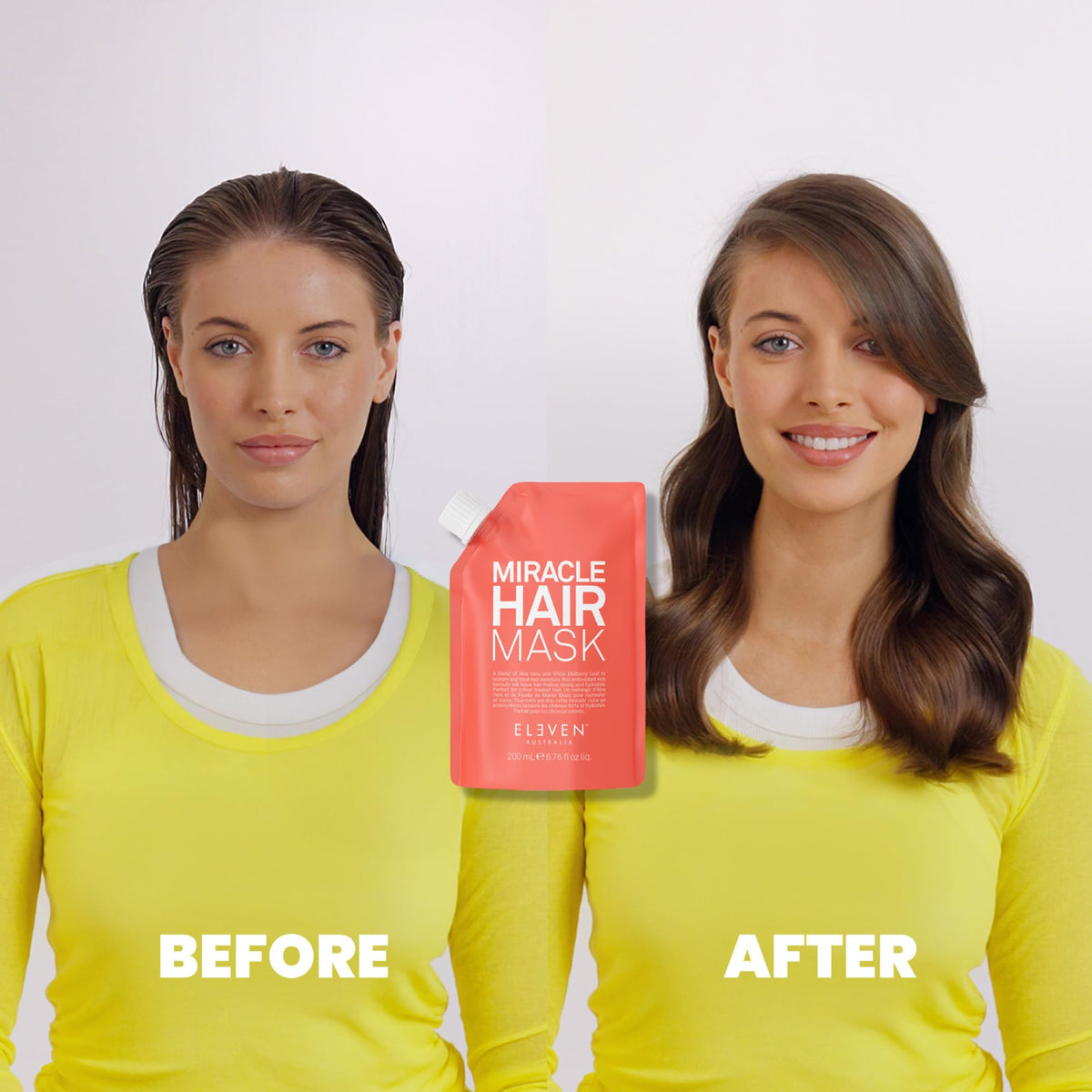Lavender ELEVEN AUSTRALIA Miracle Hair Mask for Dry Damaged Hair - 6.8 Fl Oz