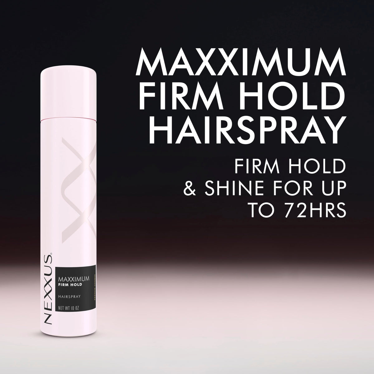 Black Nexxus Styling Hairspray Maxximum Finish Firm Hold, 10 oz