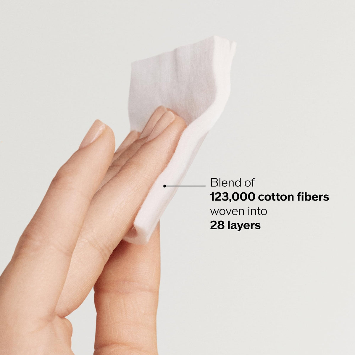 Lavender Shiseido Facial Cotton Pads - Includes 165 Squares - for Softener Application & Makeup Removal - 100% Natural, Super Soft