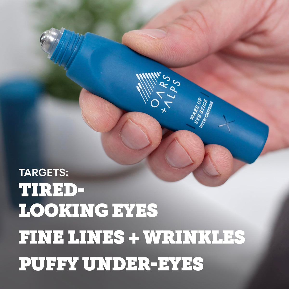 Dim Gray Oars + Alps Wake Up Under Eye Roller and Eye Depuffer, 1pk, 0.5oz