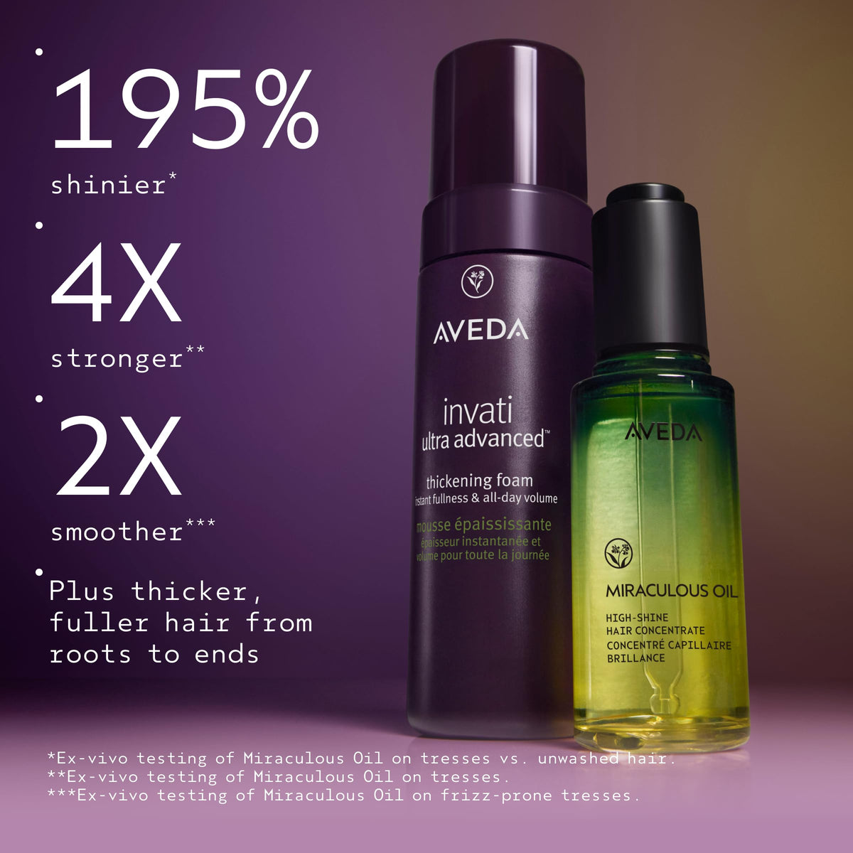 Rosy Brown AVEDA Invati Ultra Advanced Thickening Foam | Styling Foam for Thin & Thinning Hair | Instantly Thickens Hair | Flexible Hold | 97% Naturally Derived*, 1.5 Fl Oz