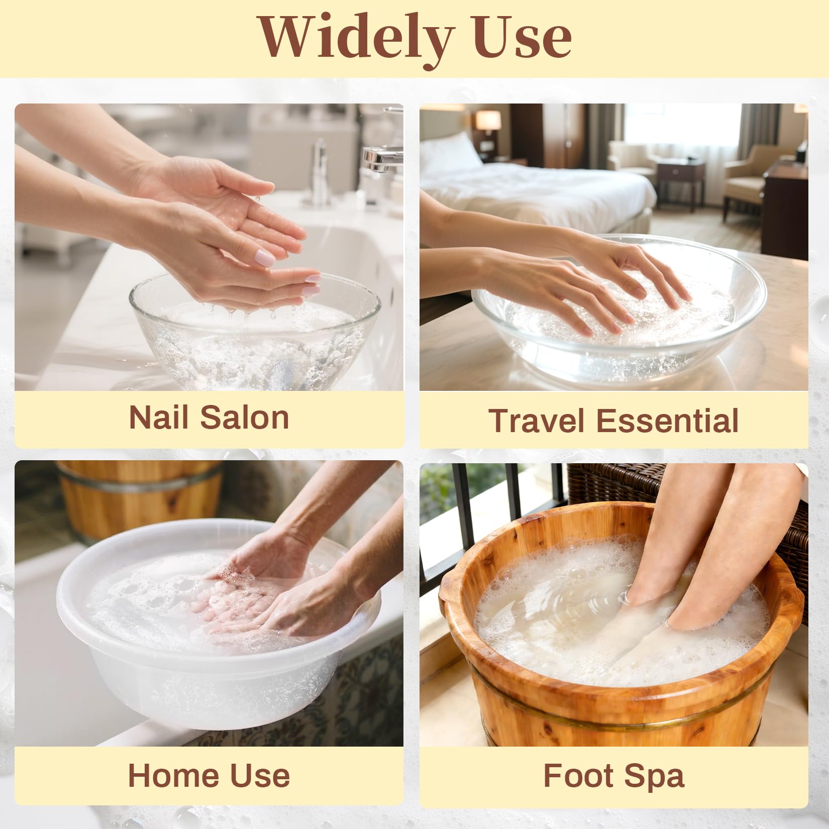 Seashell RAQEHO Manicure Spa Tablets 8oz - Milk & Honey Soak Balls, Moisturizing Tablets, Cuticle Softener for Foot and Hand Soak Pedicure Spa Supplies Manicure Tools Nail Salon & Tavel Esenntial（40count）
