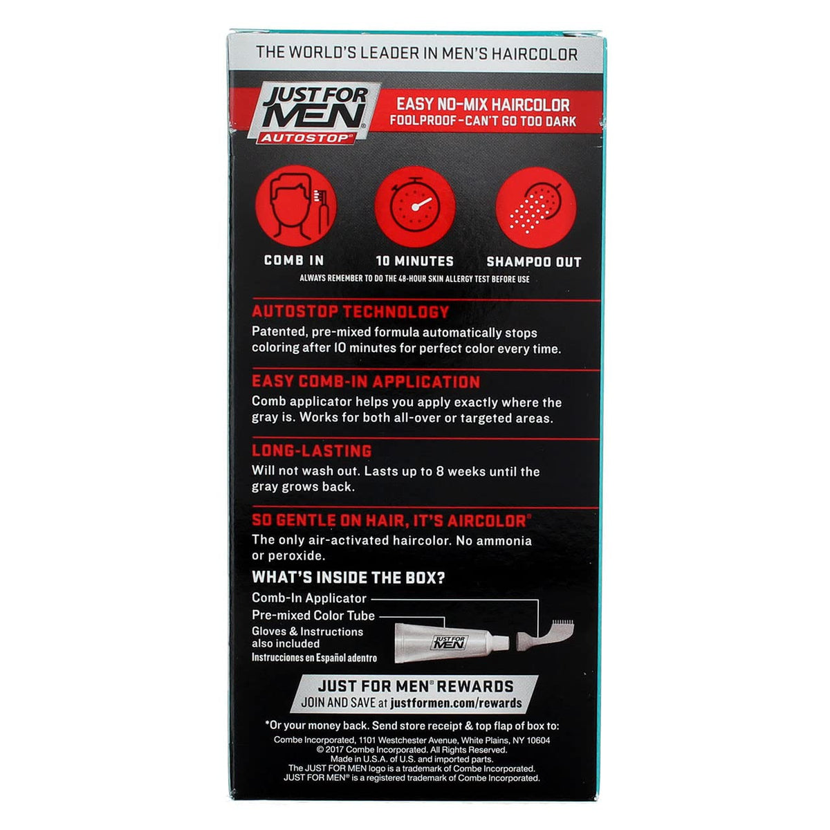 Black JUST FOR MEN AutoStop Haircolor, Dark Blond A-15 (2 Pack)