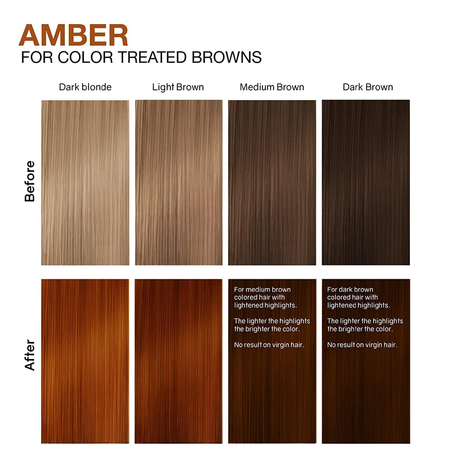 White Smoke Celeb Luxury Gem Lites Amber Colorditioner, Color Depositing Conditioner with Bondfix Bond Rebuilder, Semi Permanent Hair Colour Glaze, Maintains and Refreshes Copper to Medium Auburn Tones