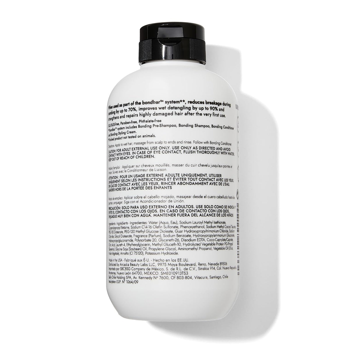 Light Gray Bondbar Repairing Shampoo, Protects, Strengthens & Hydrates All Hair Types & Textures, Prevents Flyaways & Frizz, Adds Moisture & Shine, Vegan, CrueltyFree, 8 Fl. Oz.