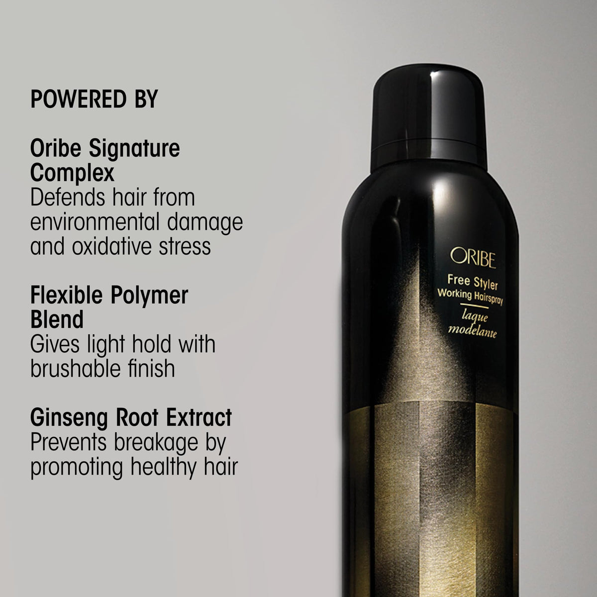 Gray Oribe Free Styler Working Hair Spray - Light, Brushable Hold - 9oz