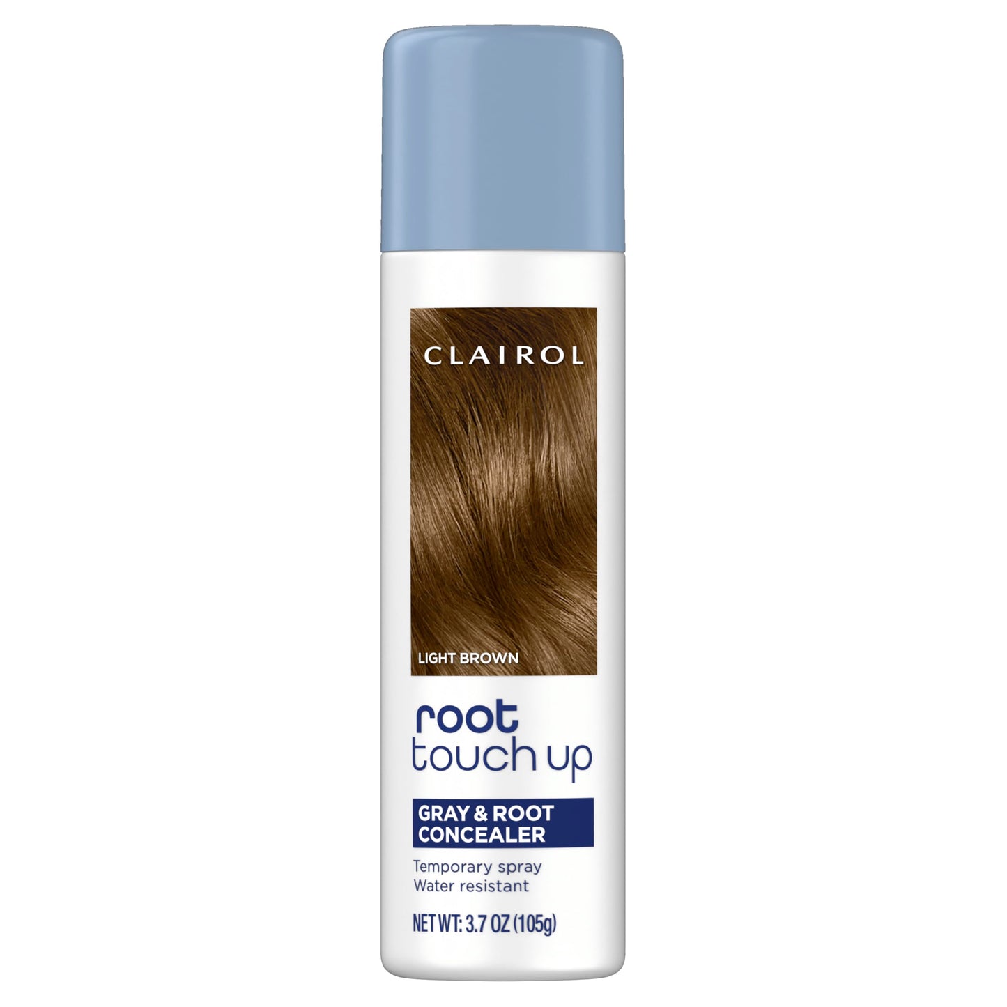 White Smoke Clairol Root Touch-Up Temporary Hair Coloring Spray, Light Brown Hair Color | Instant Natural-Looking Gray Root Coverage | Ammonia Free | Lightweight Formula | Pack of 1