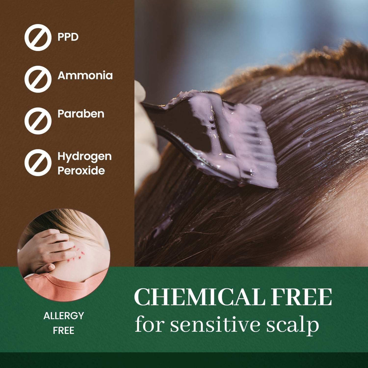 Saddle Brown Herb Speedy Color Cream(NB 3Set) & SEVEN EIGHT Gray Cover Hair Tint (Natural Black) PPD-Free Ammonia-Free, Gifts for Women, Vegan Dye Sun Protection, Odorless, Gentle for Sensitive Scalp No Irritation