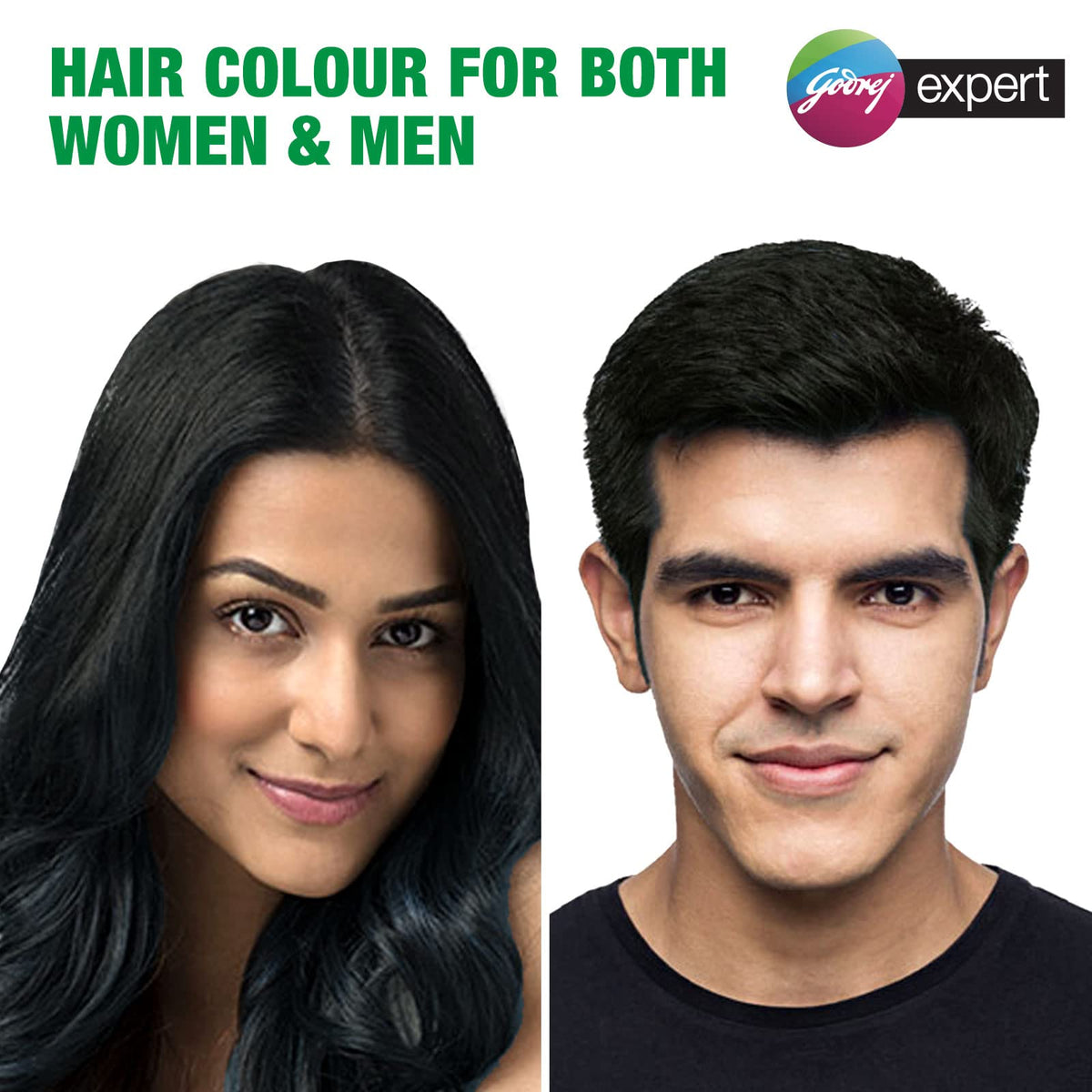 White Smoke Godrej Expert Rich Crème Hair Colour Shade - Pack of 4 (NATURAL BLACK)
