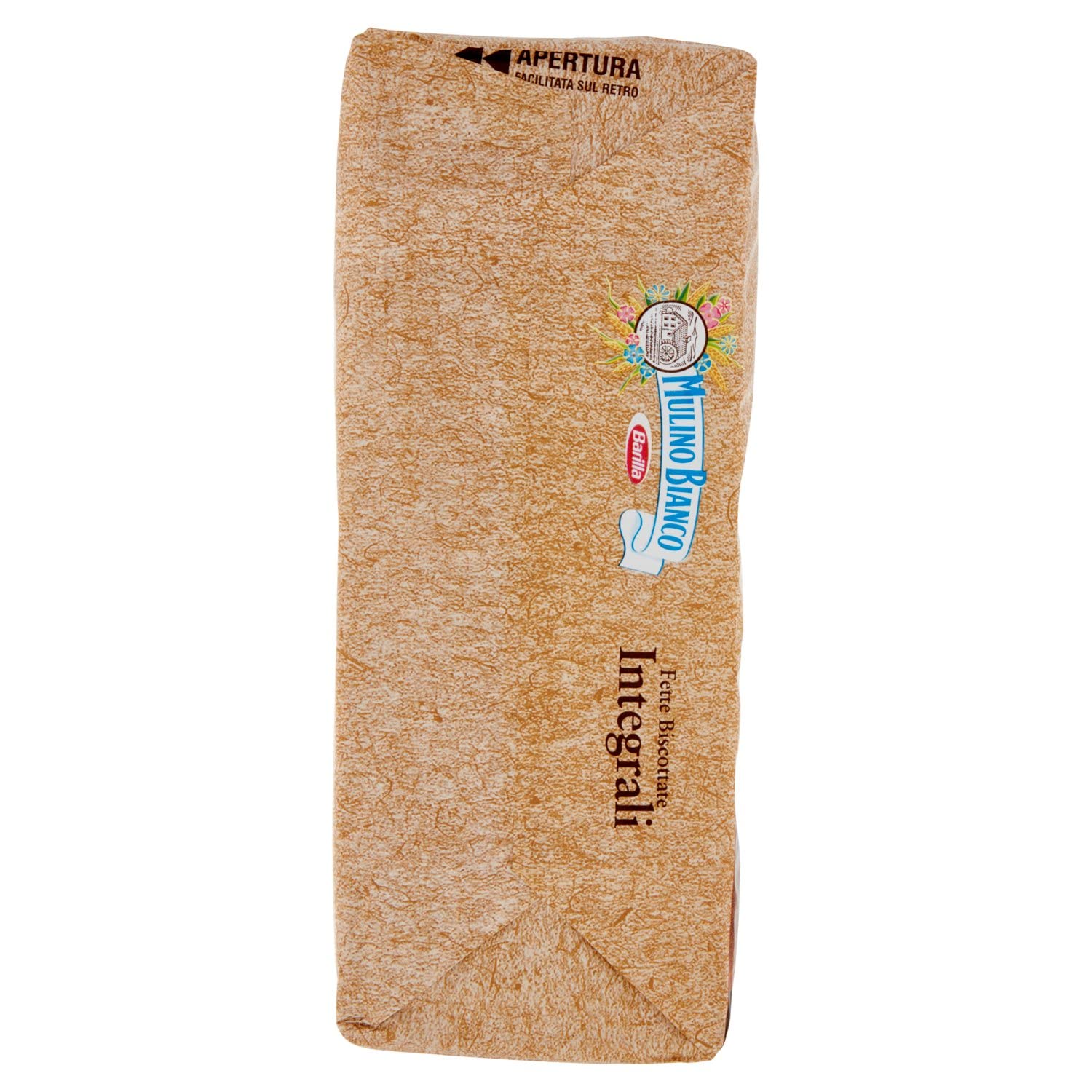 Rosy Brown Mulino Bianco Fette Biscottate Armonie Integrali 72 Fette 630g - Rusks Whole Wheat -Made In Italy