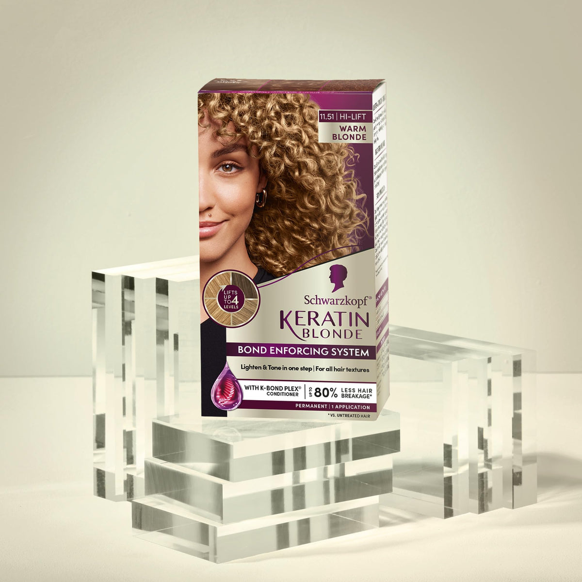 Antique White Schwarzkopf® Keratin Blonde 11.51 Warm Blonde Permanent Hair Dye