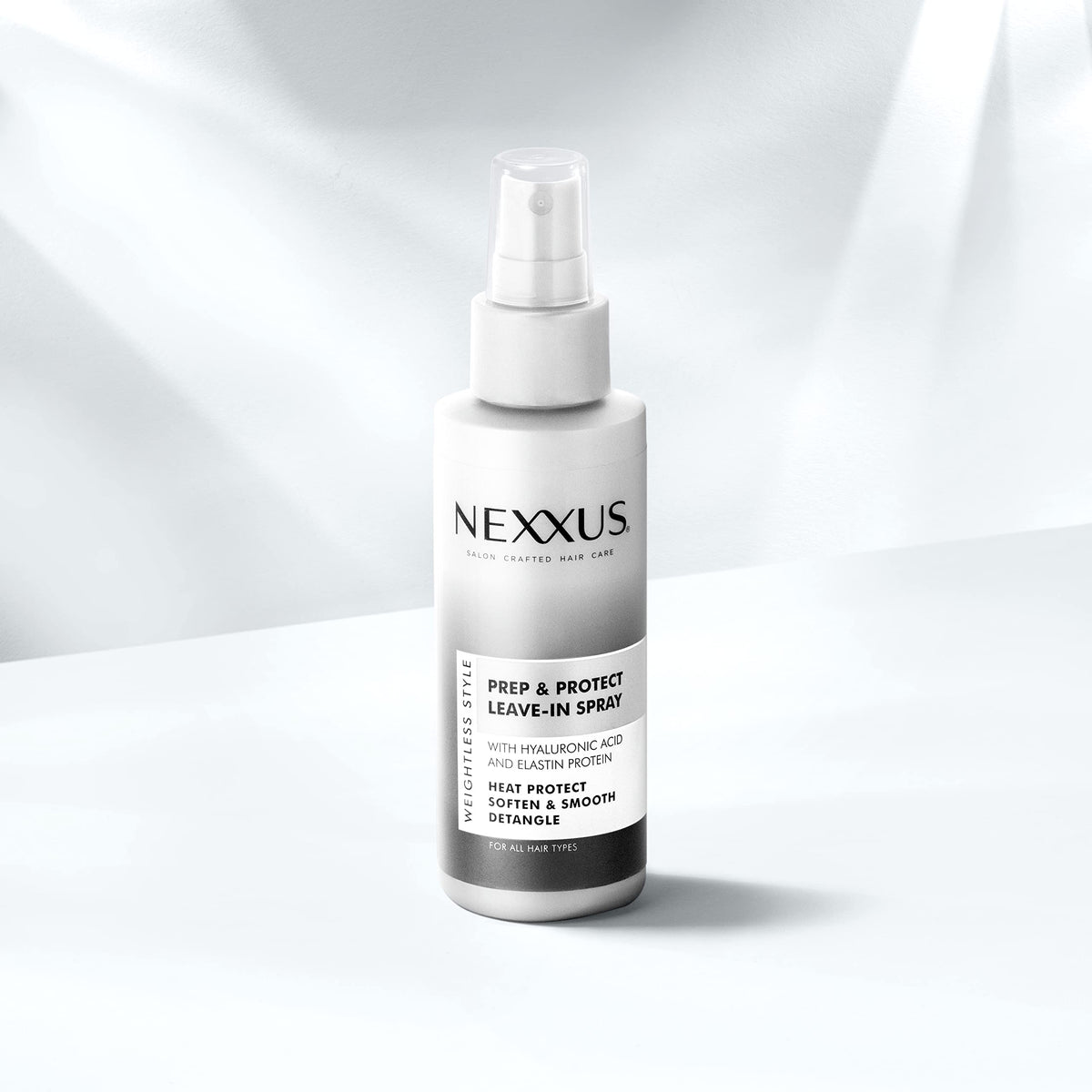 White Smoke Nexxus Prep & Protect Leave-In Spray Weightless Style Detangler Leave-in Conditioner Spray Moisturizer, Detangler & Heat Protectant 4.1 oz