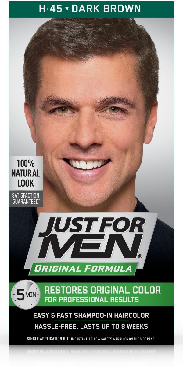 Black Just For Men Original Formula Men's Hair Color, Dark Brown