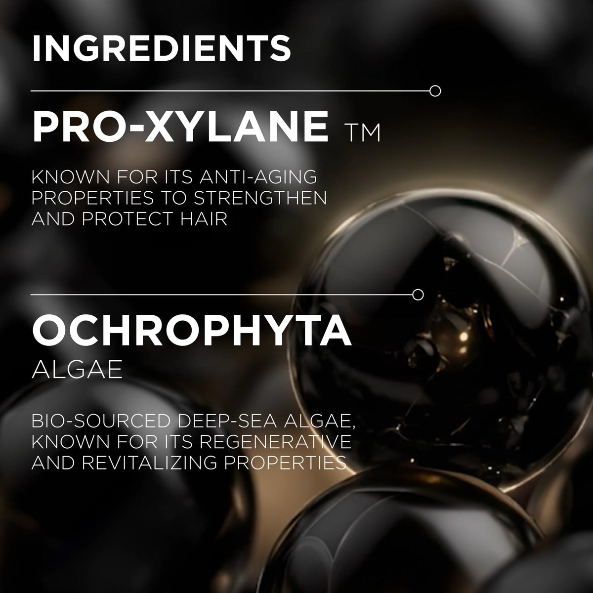 Black KÉRASTASE Chronologiste Overnight Youth Serum For Aging Hair