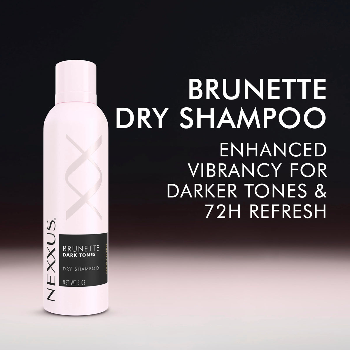 Black Nexxus Styling Brunette Dark Tones Dry Shampoo, 5 oz