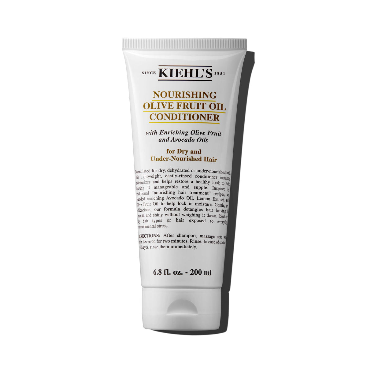 White Smoke Kiehl's - Olive Fruit Oil Conditioner, Promotes Shine - 16.9 fl oz
