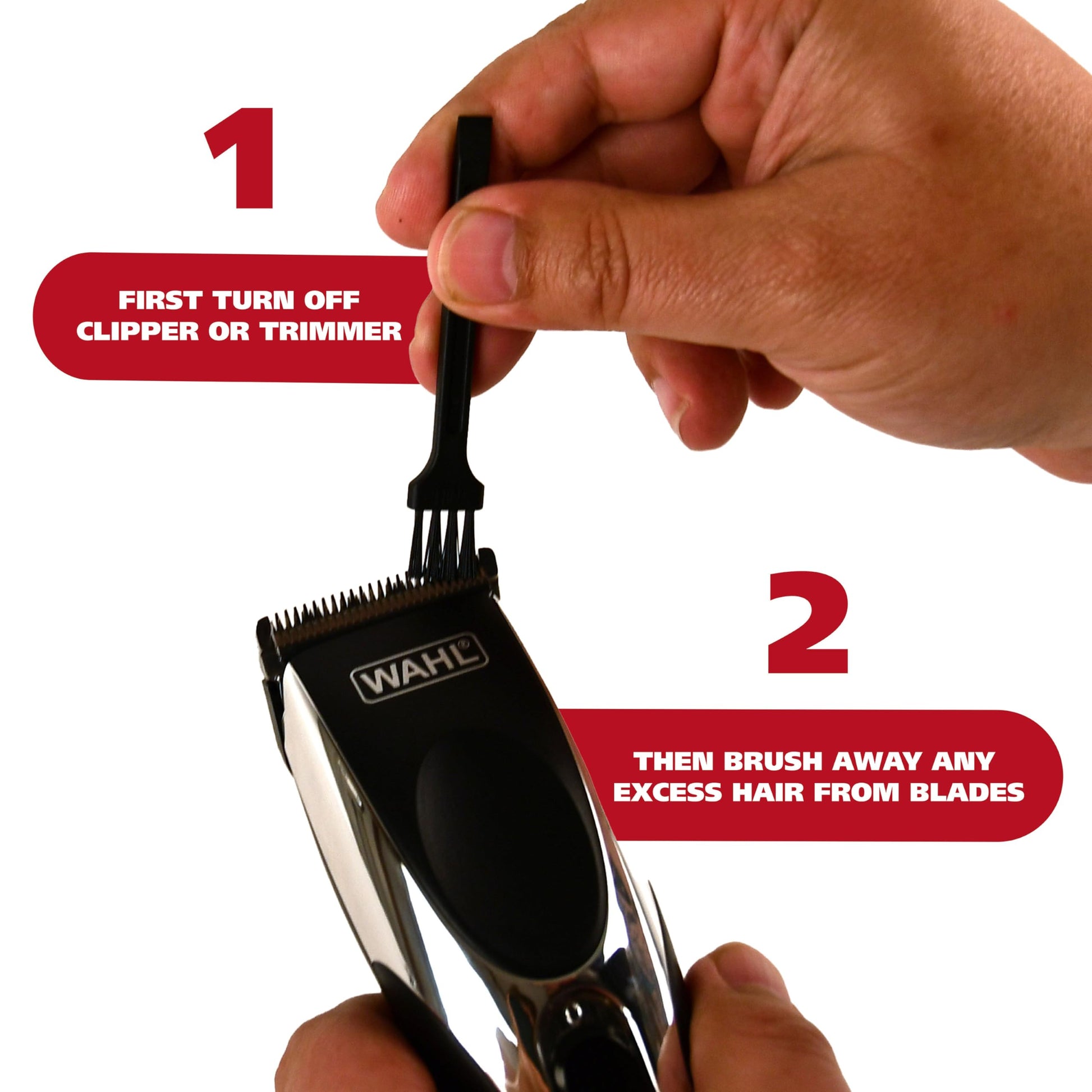 White Smoke Wahl Total Care Blade Coolant Clipper Spray – For Hair Clippers & Beard Trimmers for Men, Model 3776P