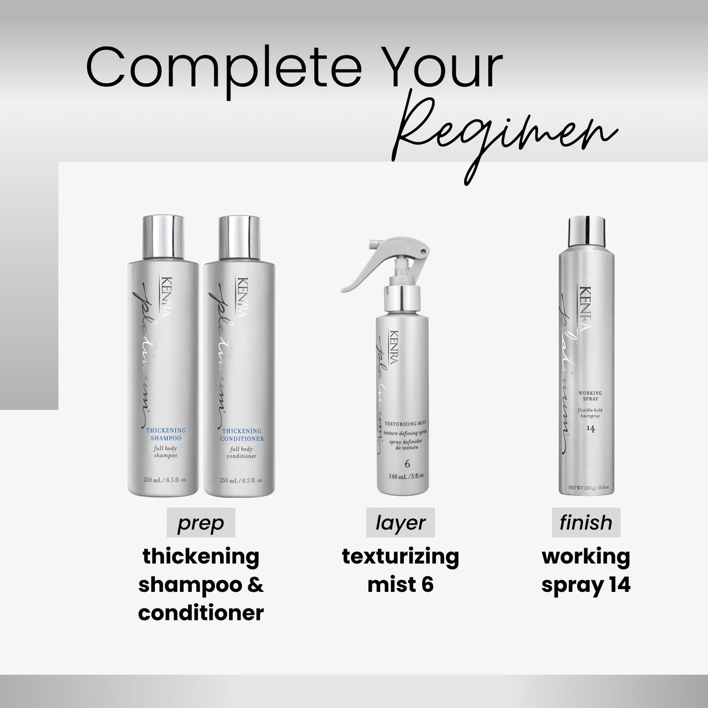 White Smoke Kenra Professional Platinum Texturizing Mist 6 | Texture Defining Spray | All Hair Types | 5.0 fl. oz.