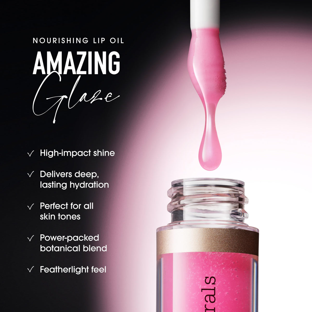 White Smoke bareMinerals Nourishing Lip Oil, 3.8ml